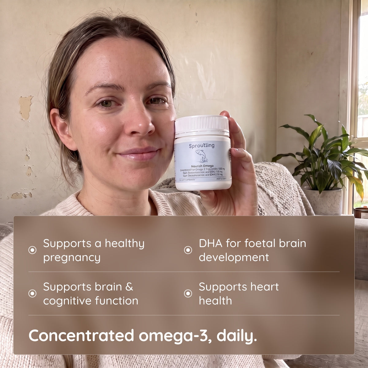 Nourish Omega Fish Oil (60 Capsules)