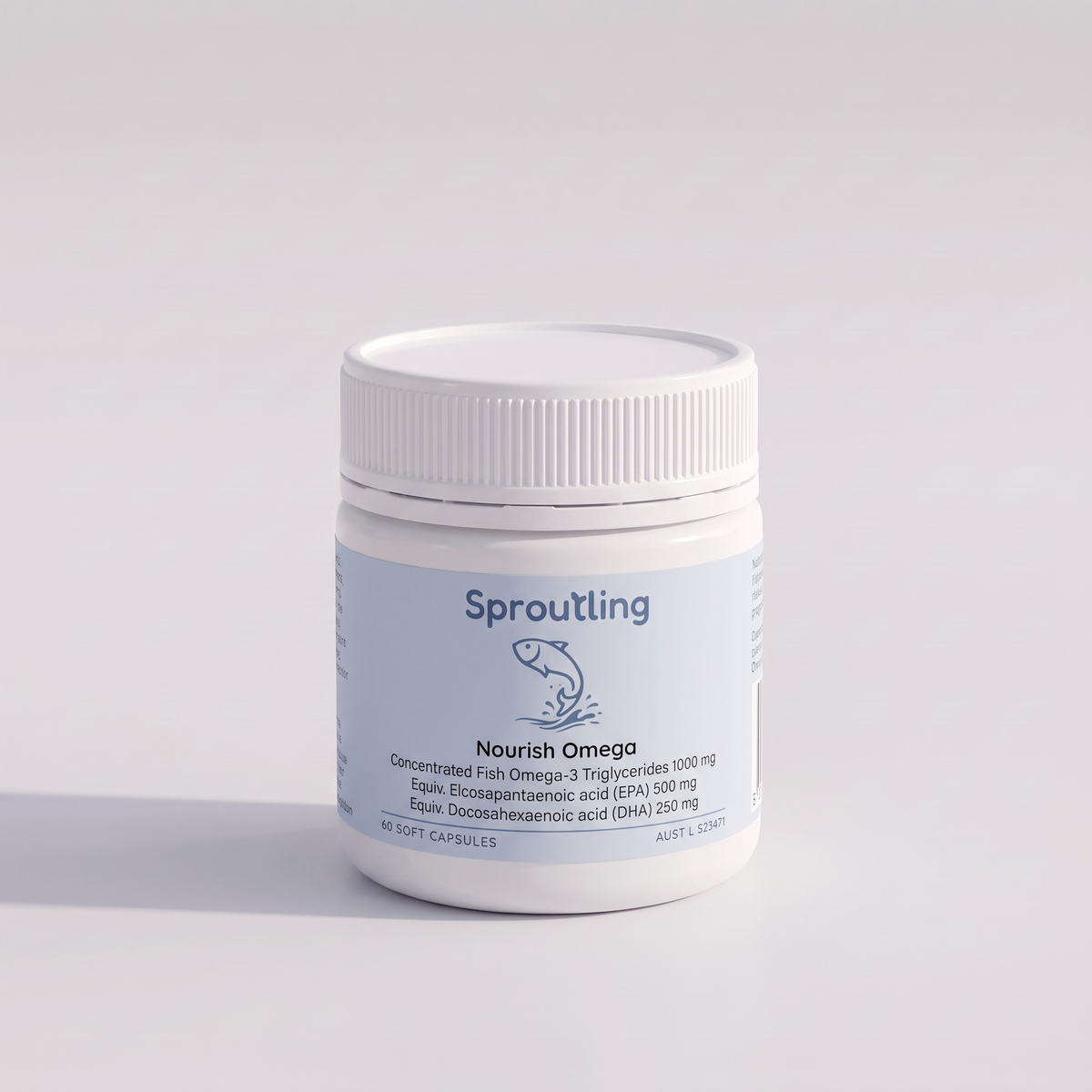 Nourish Omega Fish Oil (60 Capsules)